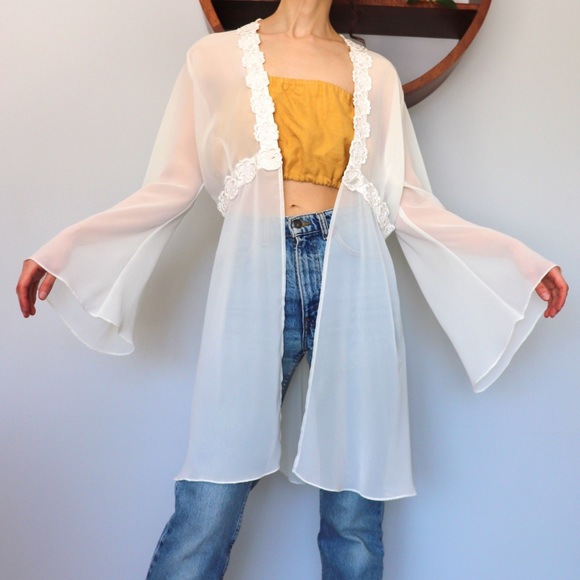 Flowy Sheer Cover Up - Picture 1 of 3